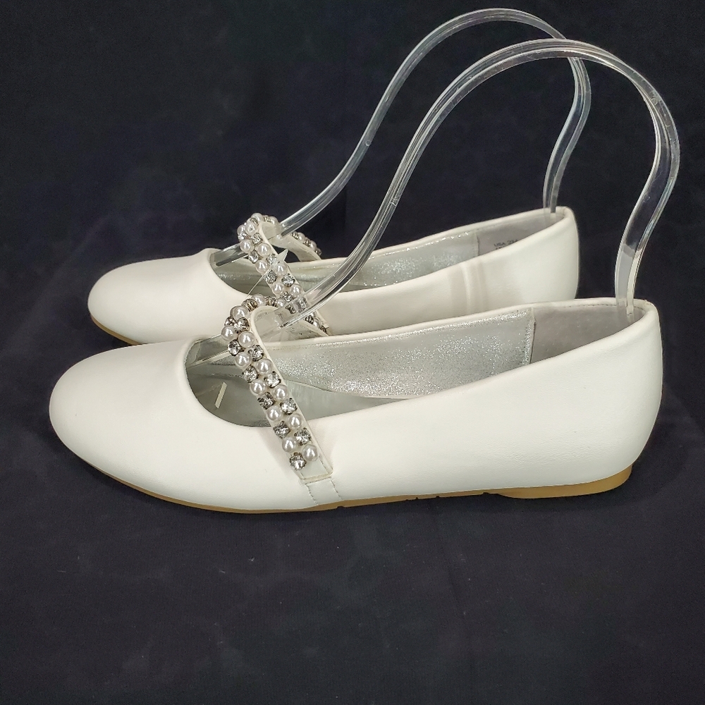 NWT Nina Nataly Ballet Flat First Holy Communion Easter Flower Girl Shoes 2 - Picture 7 of 15